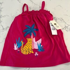 NWT Tucker and Tate Dark Pink Leopard Set size 12 Months